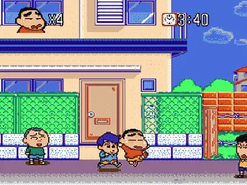 Crayon Shin-chan - Arashi o Yobu Enji (Japan) screen shot game playing